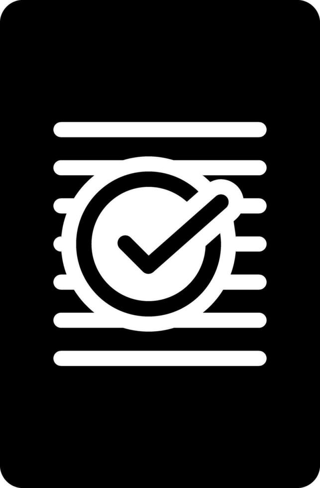 solid icon for marked vector