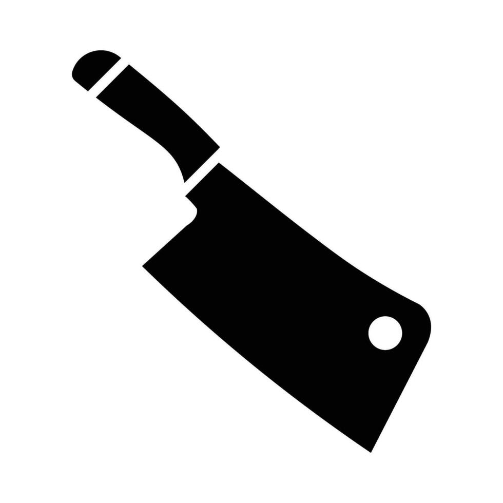 Cleaver Vector Glyph Icon For Personal And Commercial Use.