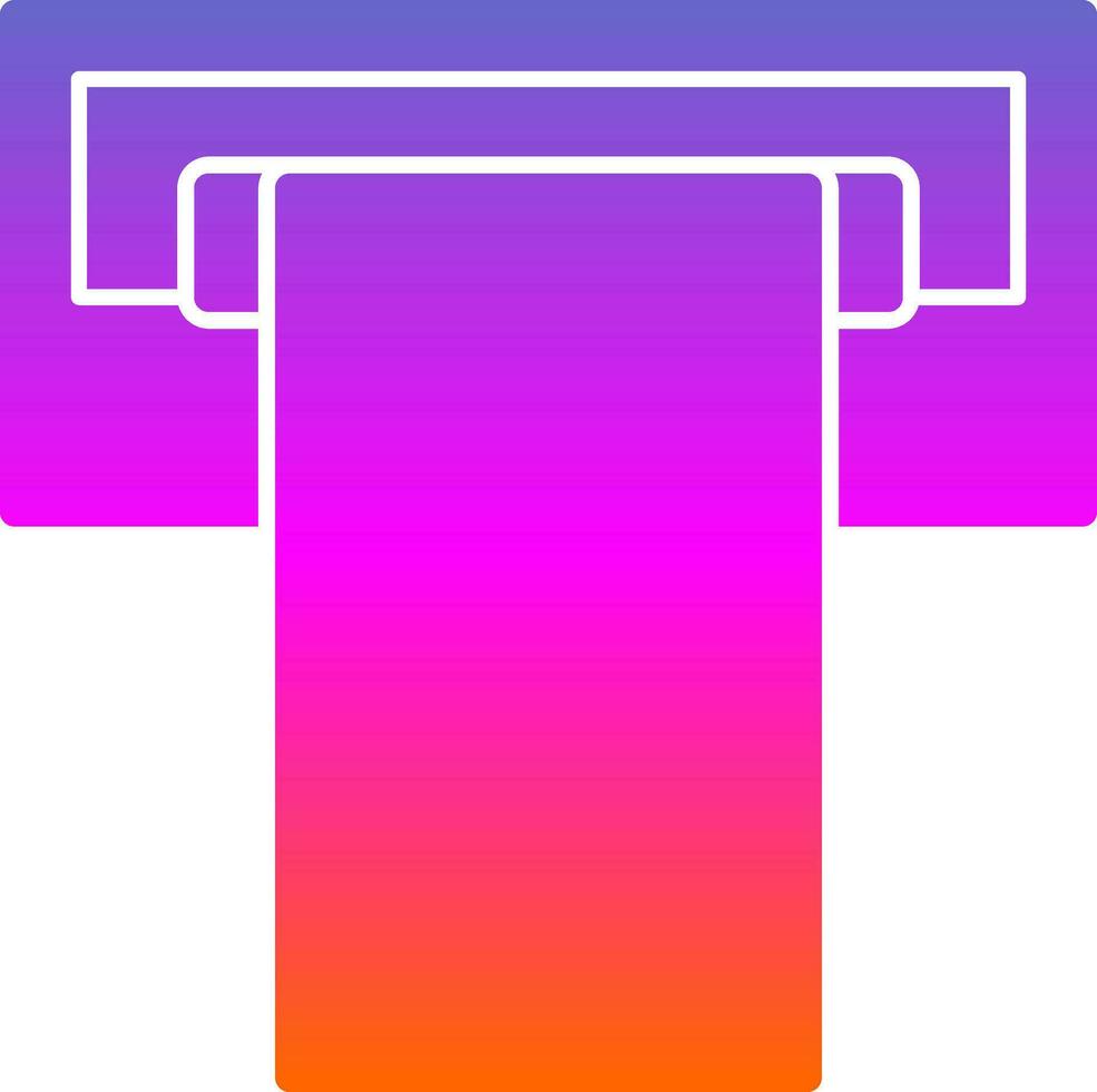 Cash withdrawal Vector Icon Design