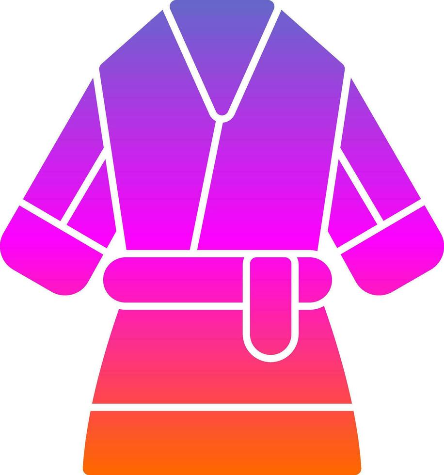 diseño de icono de vector de kimono