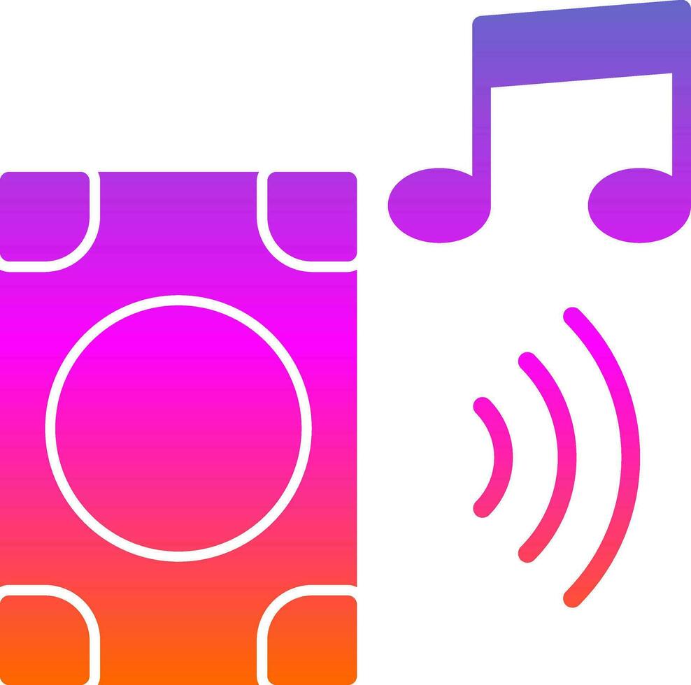 Music system Vector Icon Design