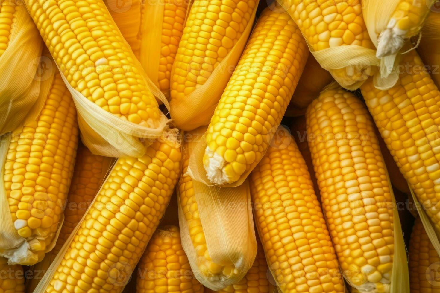 Corn background. Generate Ai photo