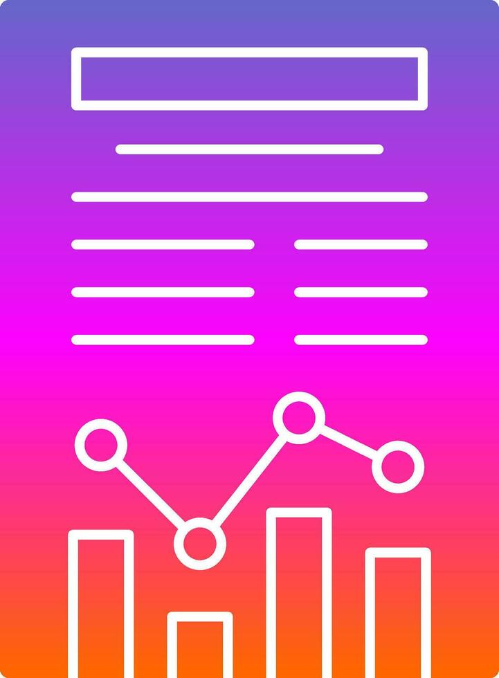 Statistics Vector Icon Design