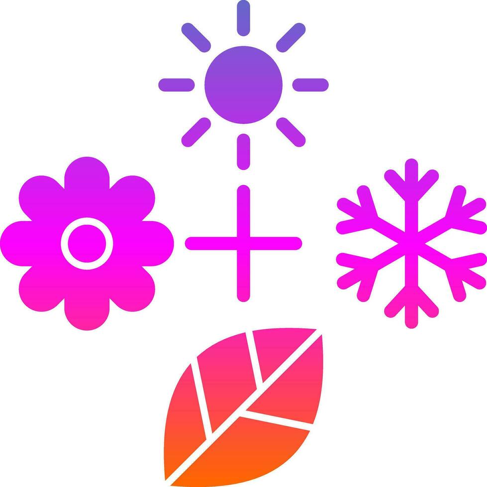 Seasons Vector Icon Design