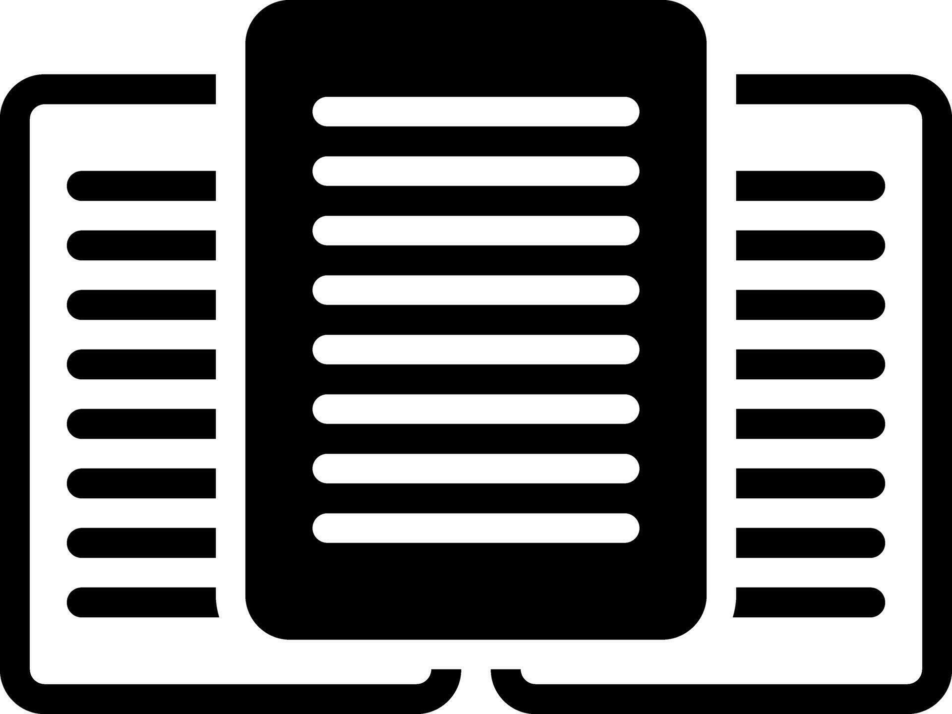 solid icon for papers 28699849 Vector Art at Vecteezy
