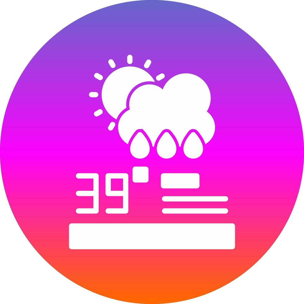 pronóstico analítica vector icono diseño