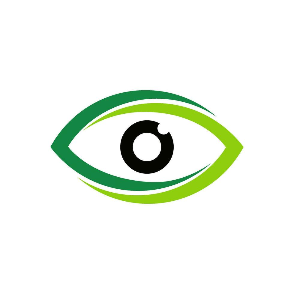 abstract style vector eye logo