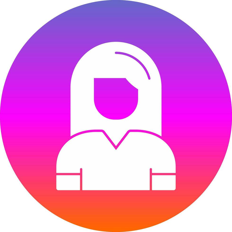 diseño de icono de vector de mujer