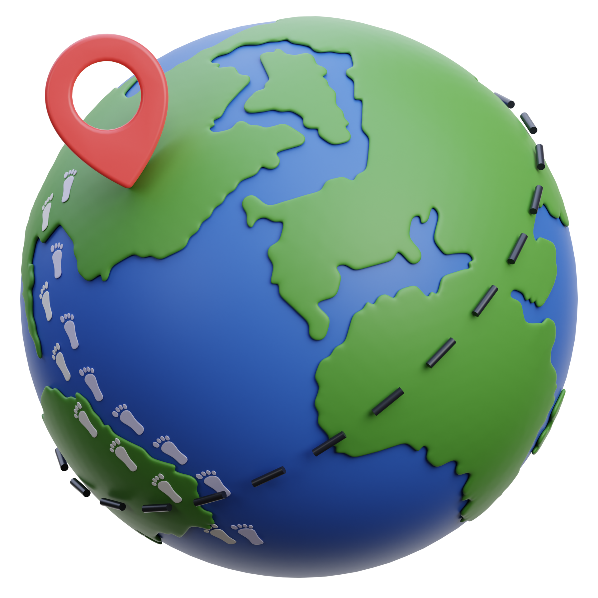 World Globe 3d Icon World Globe With Pointer 3d Icon Illustration 3d world-globe-3d-icon-world-globe-with-pointer-3d-icon-illustration-3d