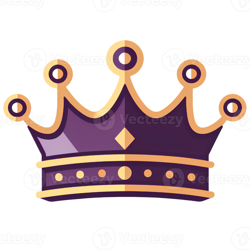 crown queen cartoon ai generative png