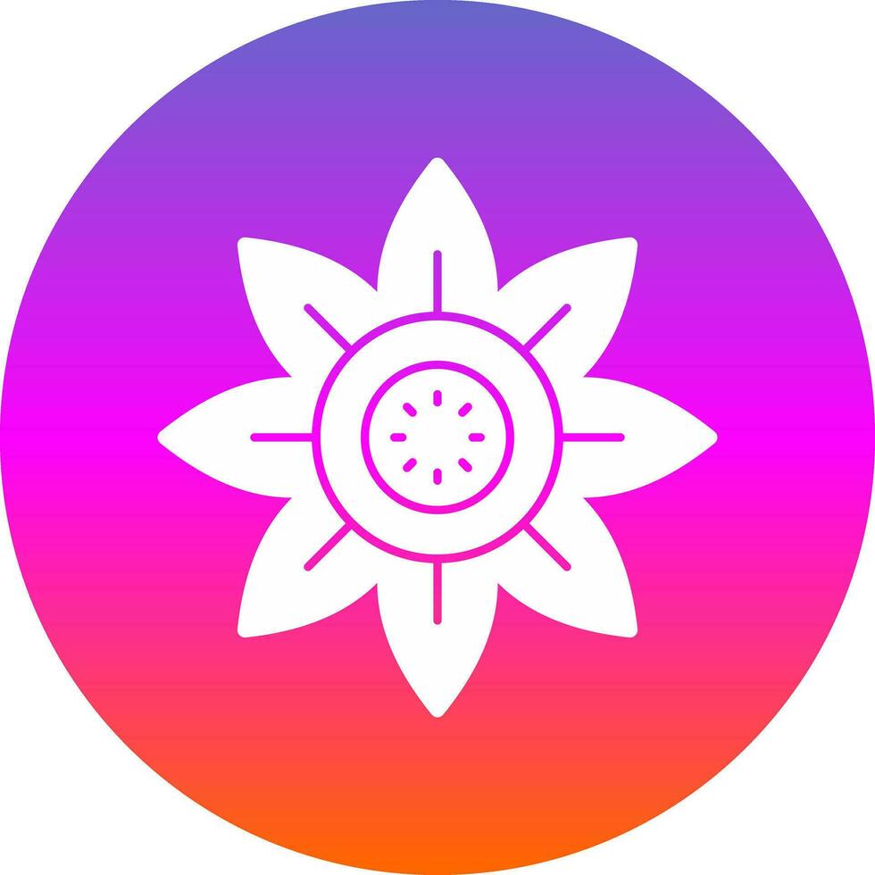 Sunflower Vector Icon Design