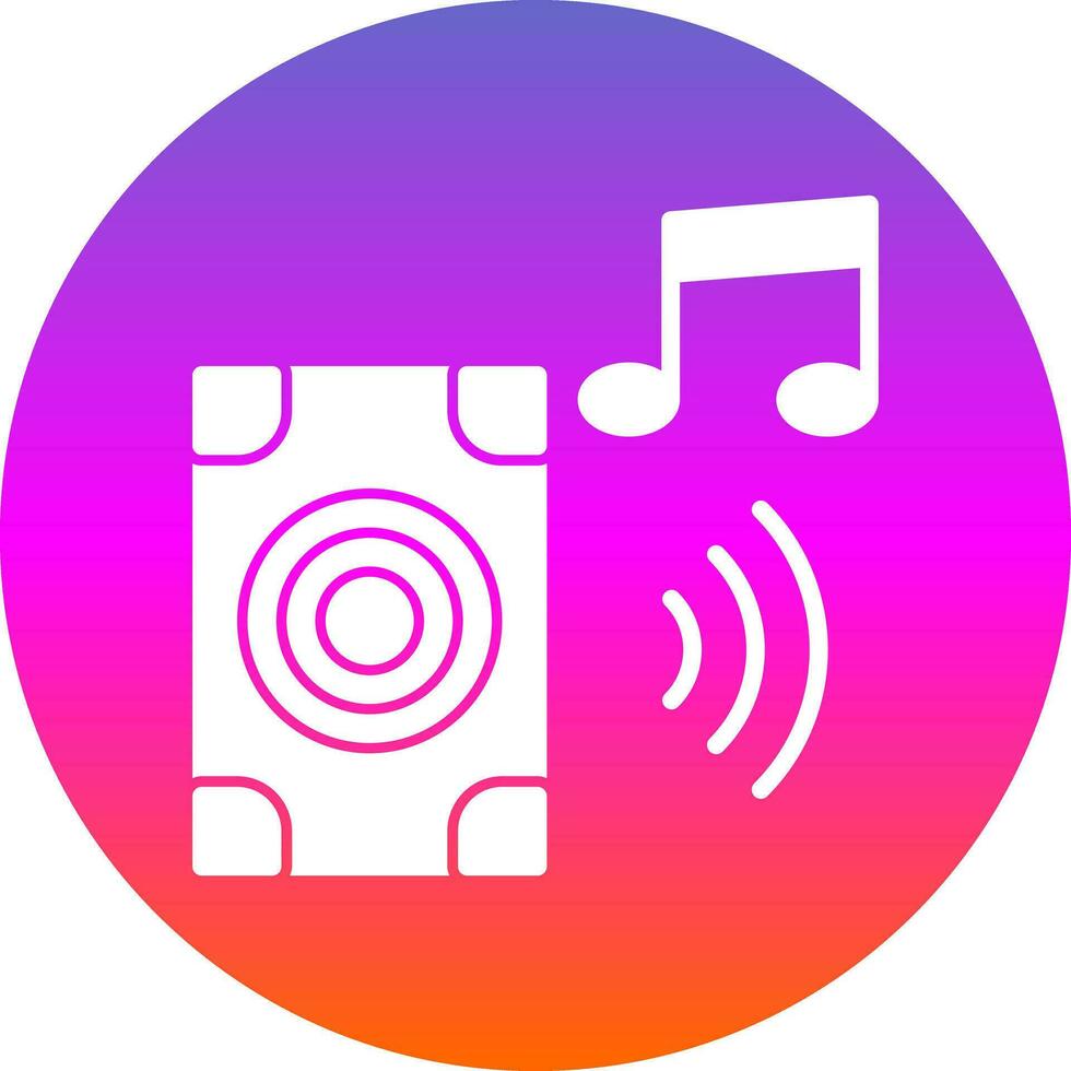 Music system Vector Icon Design