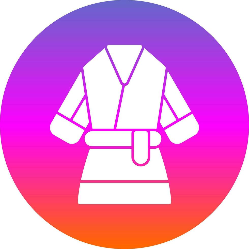 diseño de icono de vector de kimono