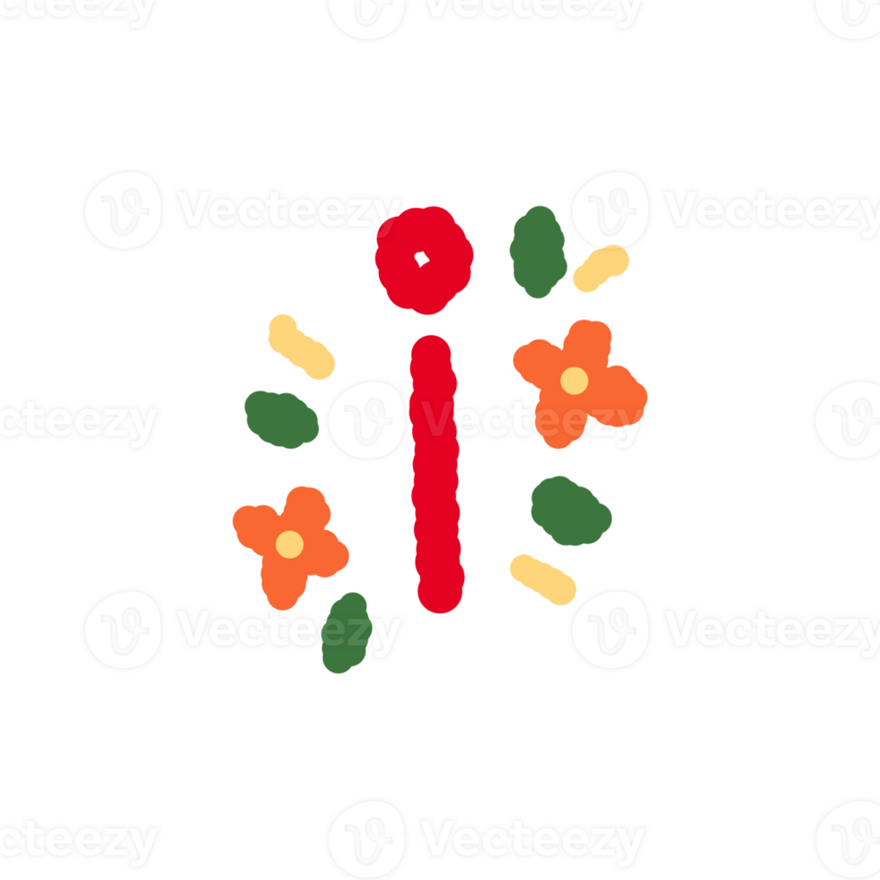 lowercase with flower design png