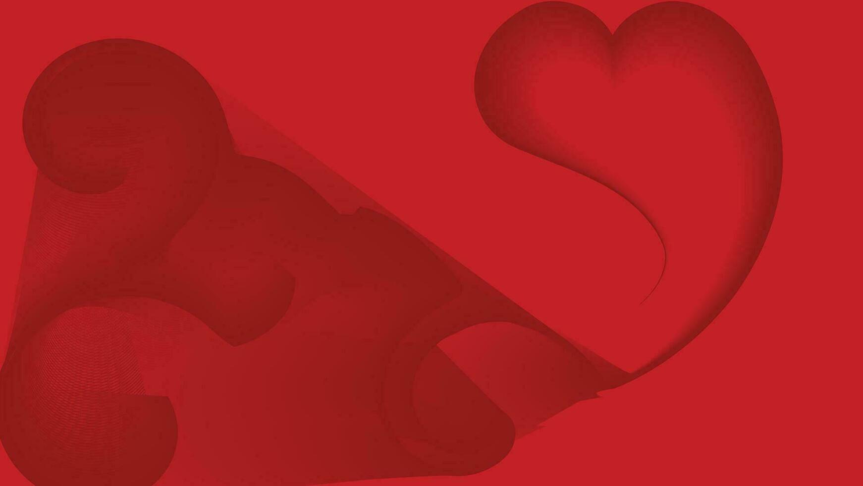 a red heart shape on a red background abstract, background, creativity, blue, neon, gradient, design, illustration, graphic, modern, futuristic, curve, shape, line, wave, motion light glowing, vector