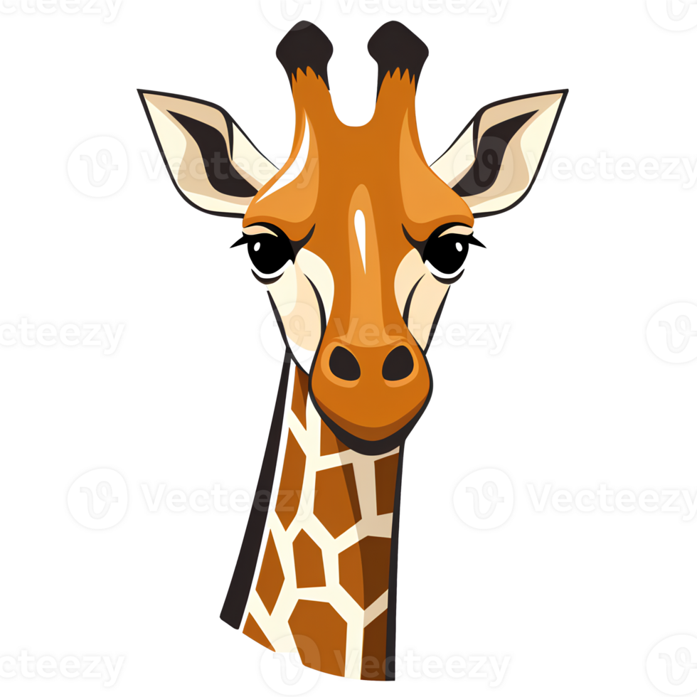 cartoon giraffe ai generative 28700784 PNG