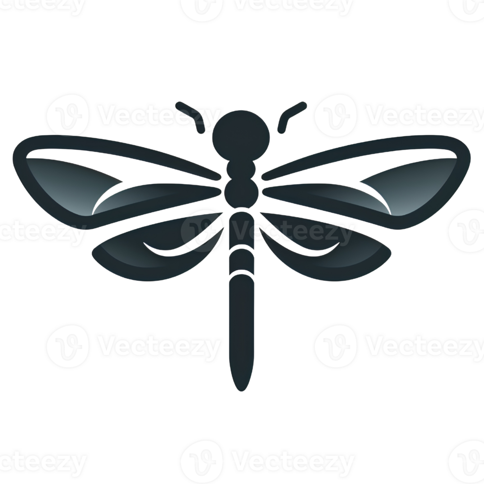 cartoon  dragonfly ai generative png