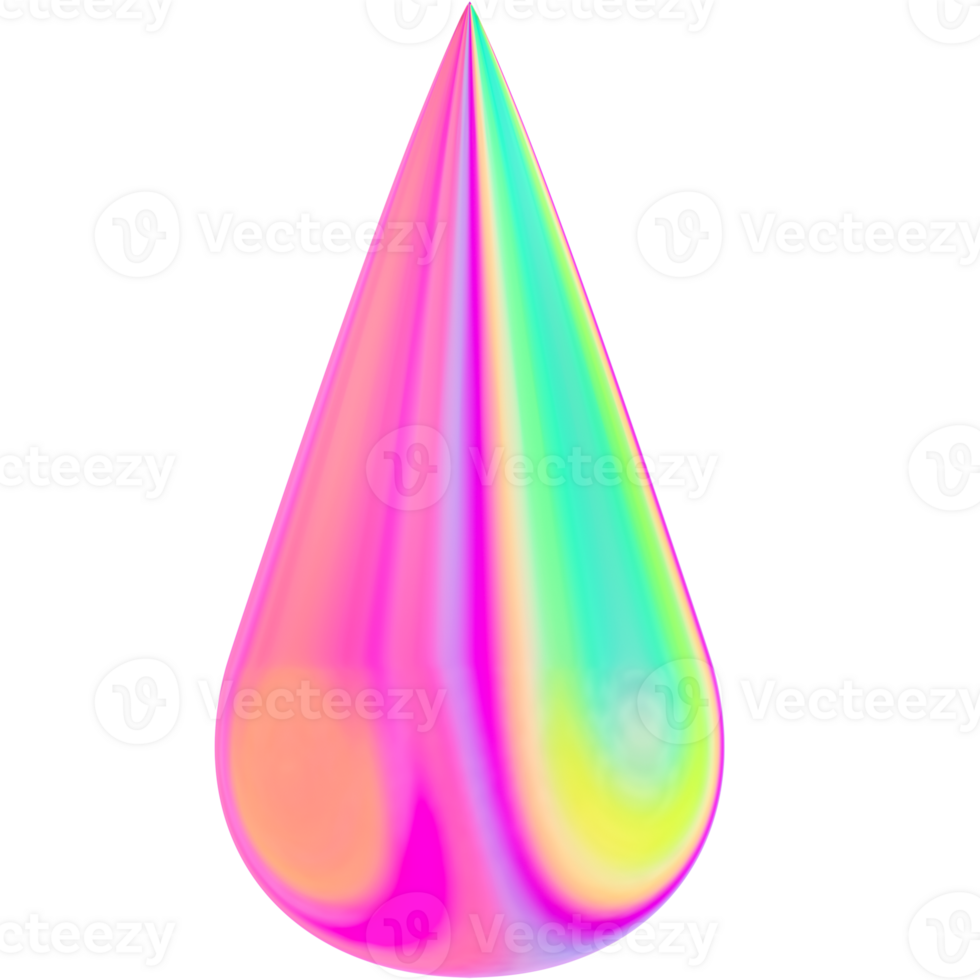 abstrakt geometrisch holographisch 3d gestalten png