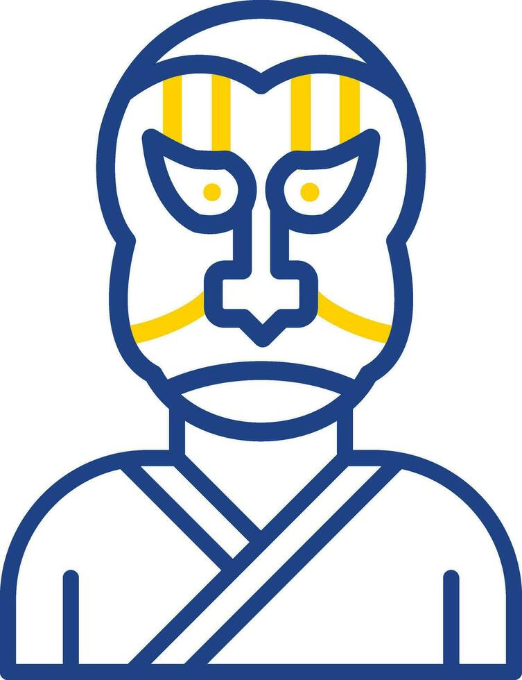 Kabuki Vector Icon Design