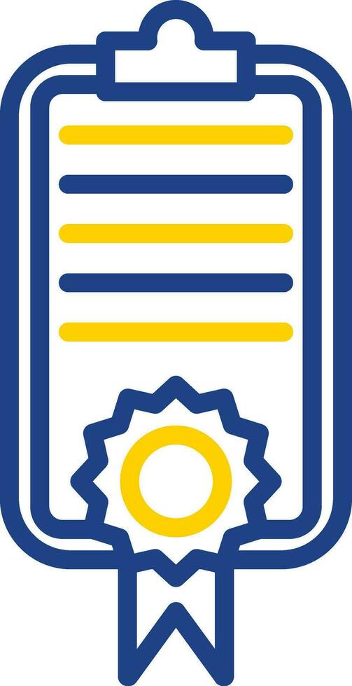 Certificate Vector Icon Design