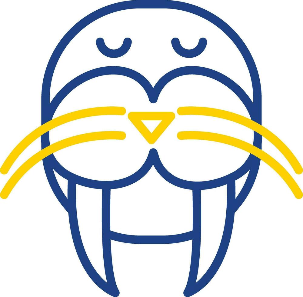 Walrus Vector Icon Design