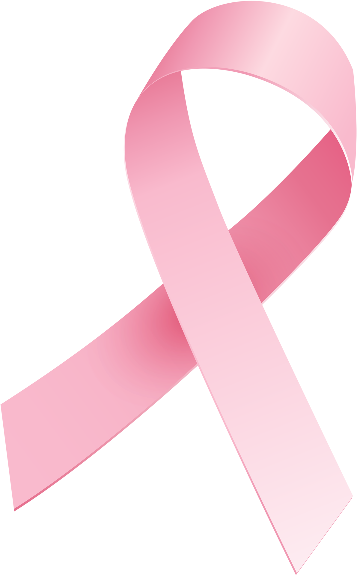 Breast cancer awareness pink ribbon symbol, png file no background ...