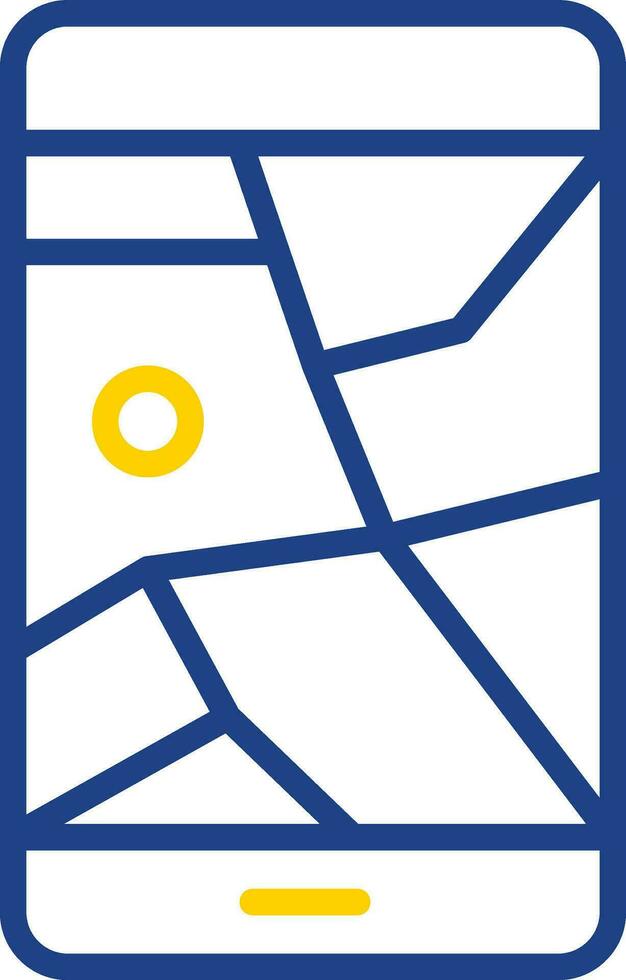Gps phone Vector Icon Design