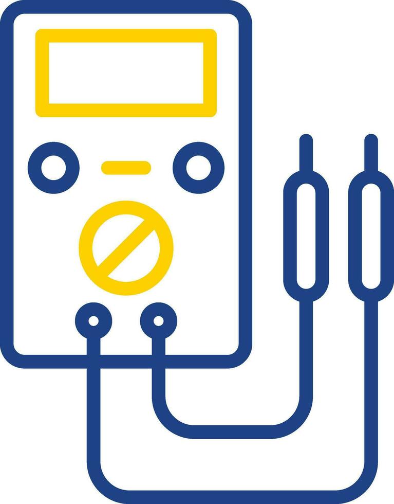 Voltmeter Vector Icon Design