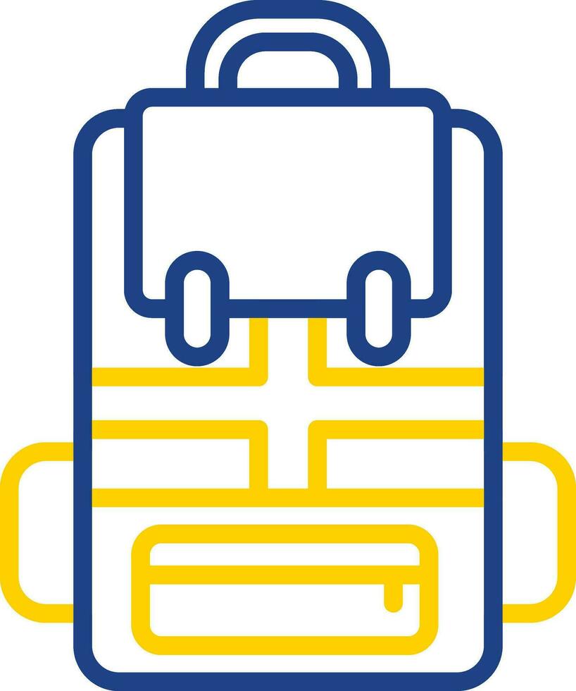 Backpack Vector Icon Design