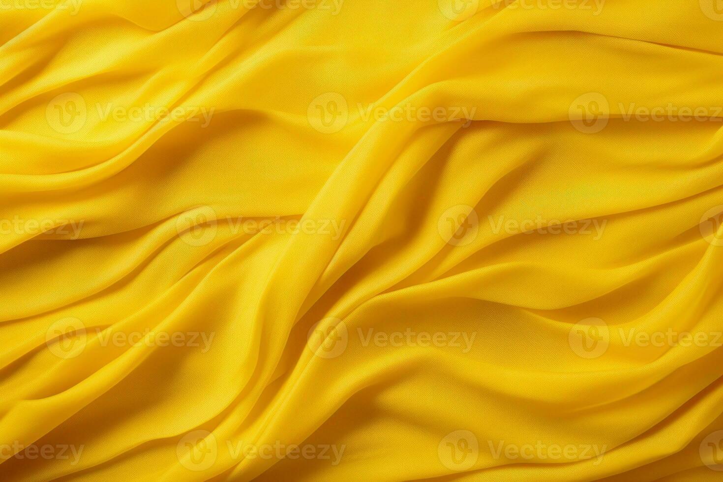 Yellow sea wave background. Generate Ai photo