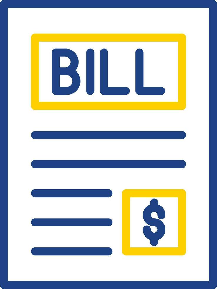 Bill Vector Icon Design