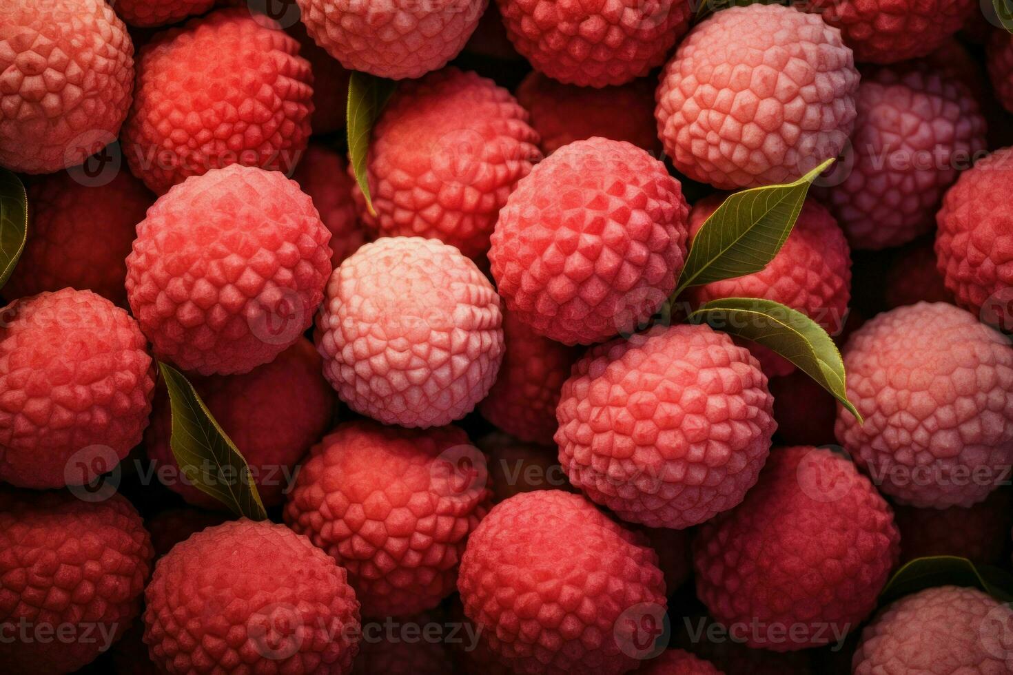 Lychee fruit nature. Generate Ai photo