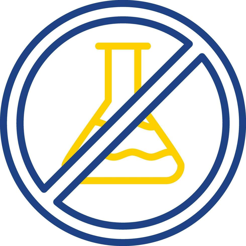 No Chemical Vector Icon Design