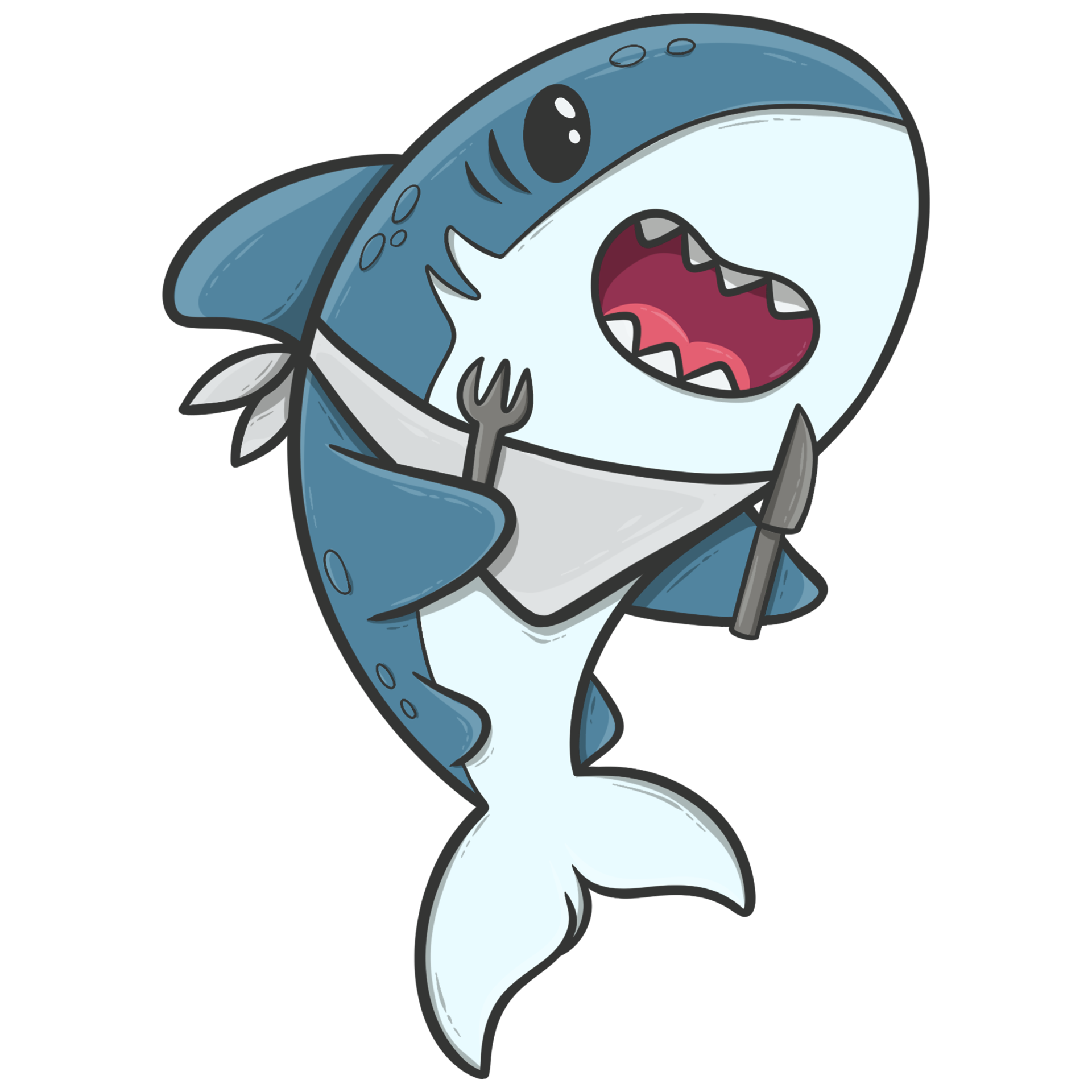 Cute Shark Cartoon 28702170 PNG cute-shark-cartoon-28702170-png