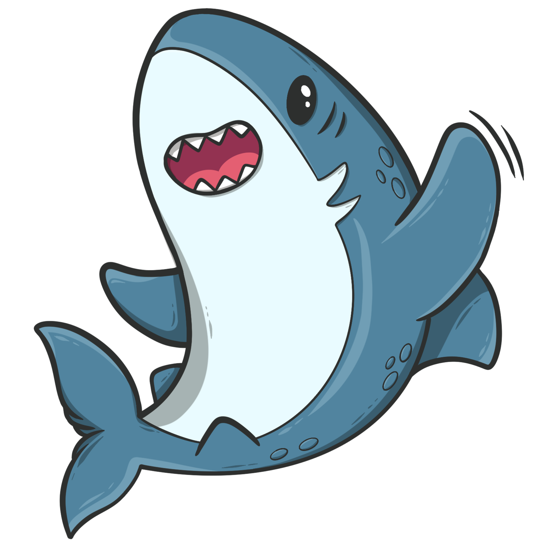 cute shark cartoon 28702191 PNG