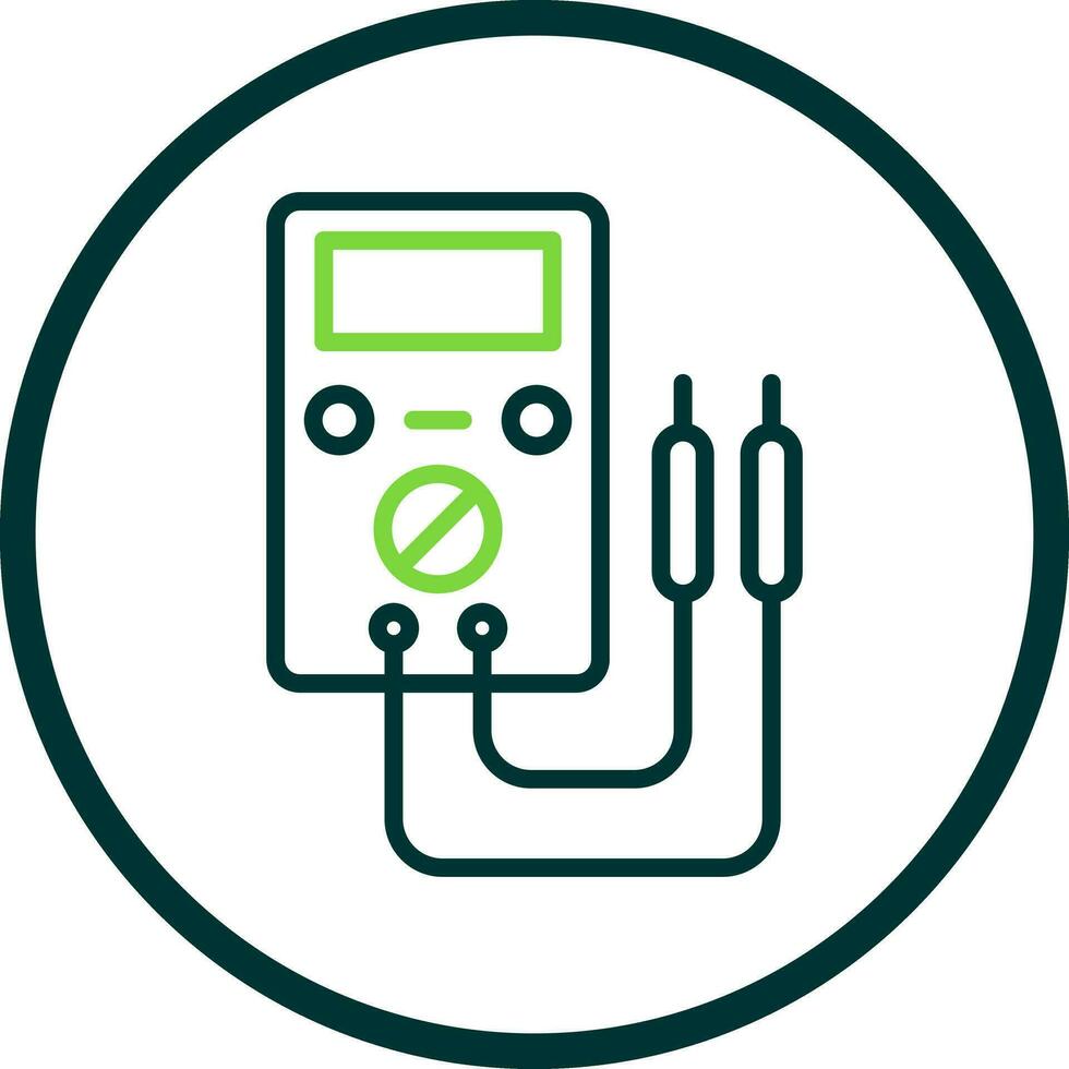 Voltmeter Vector Icon Design