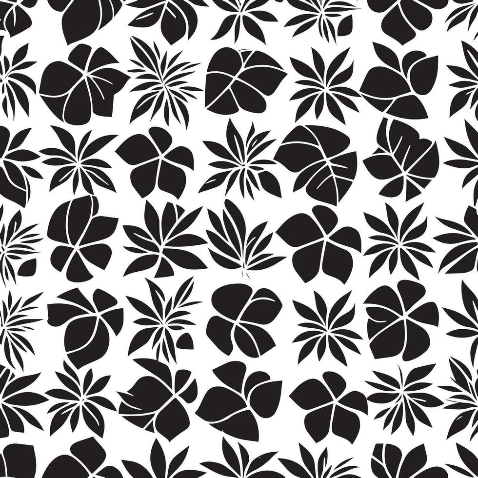 Black and white pattern vector