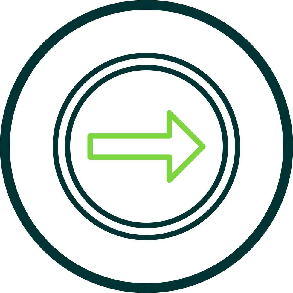 Turn Right Vector Icon Design
