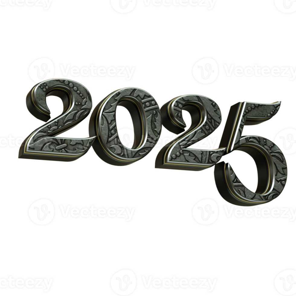 3d rendered medieval number png