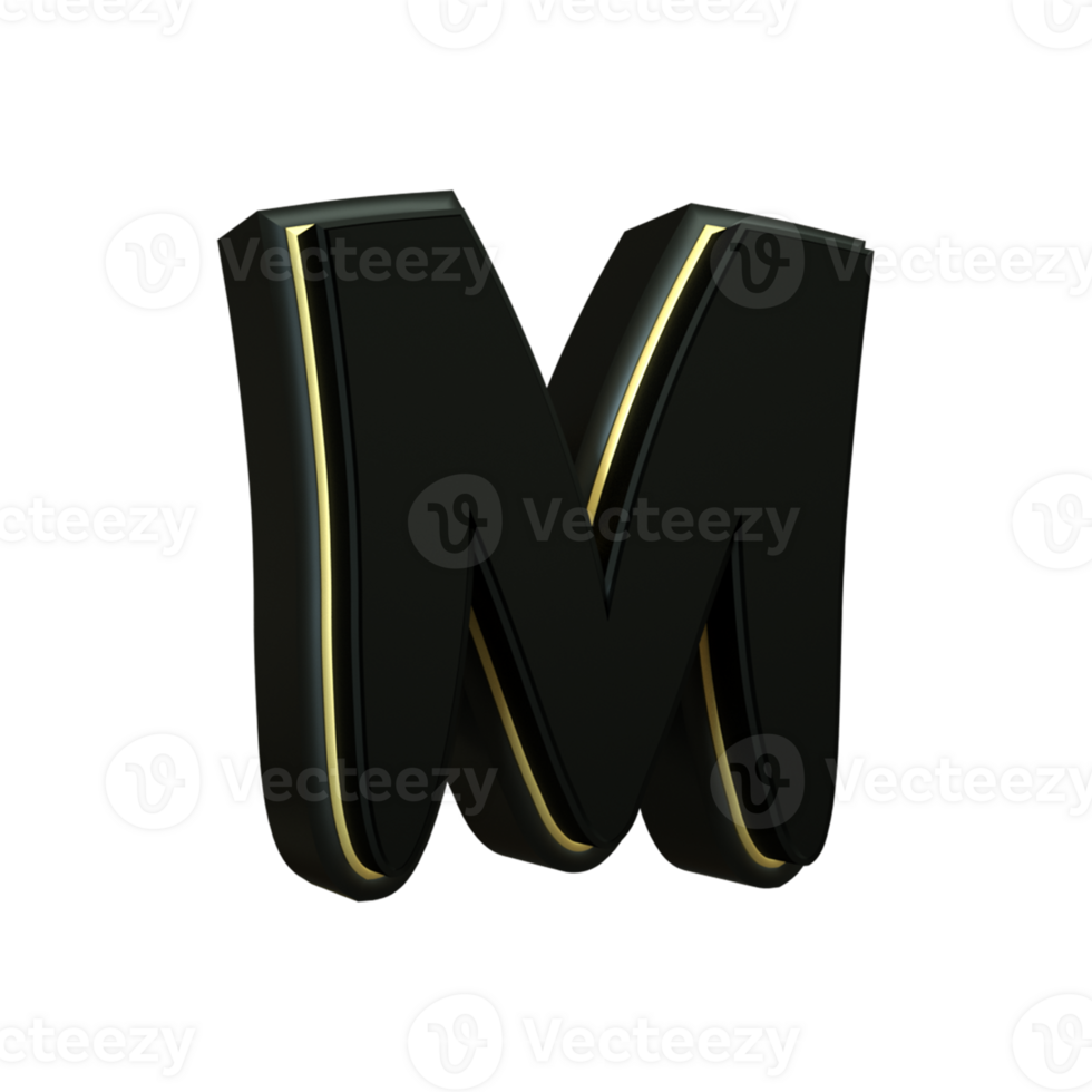 3d render japanese letter png