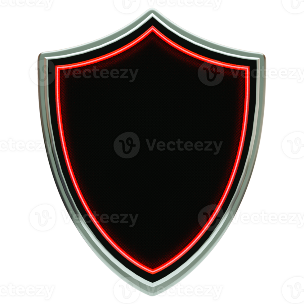3d rendering shield png