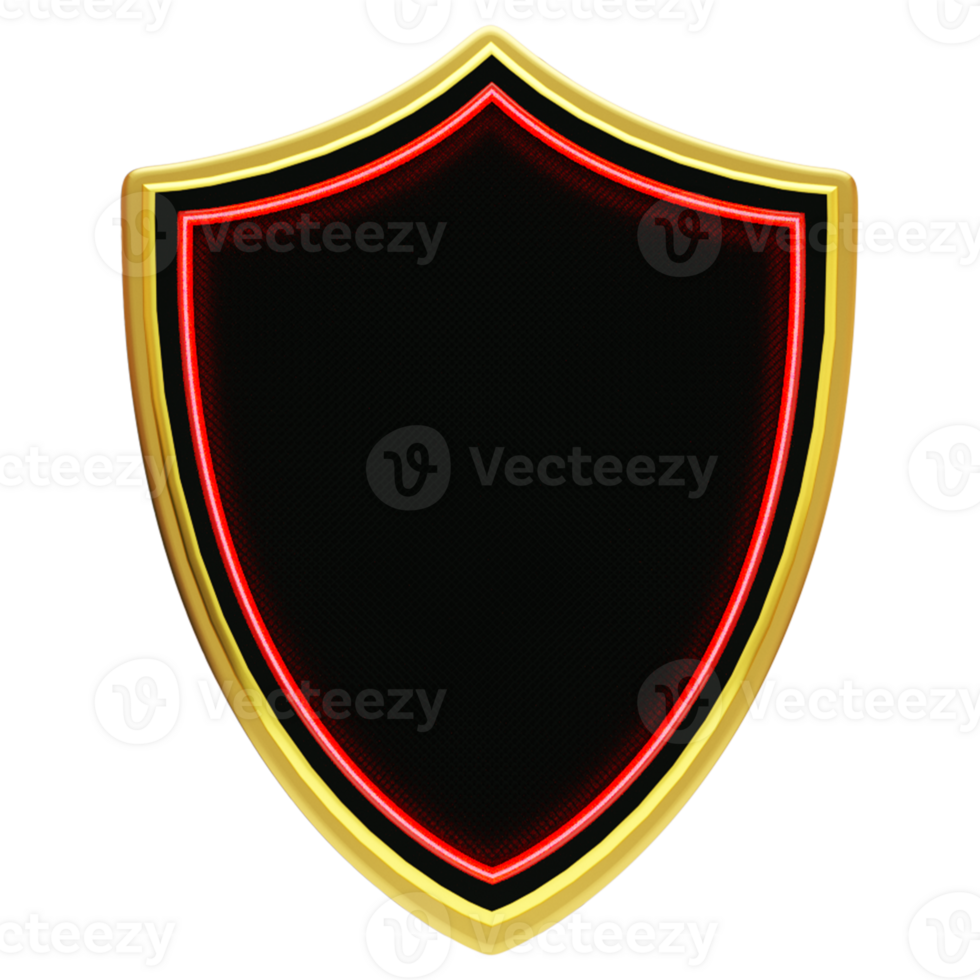 3d rendering shield png
