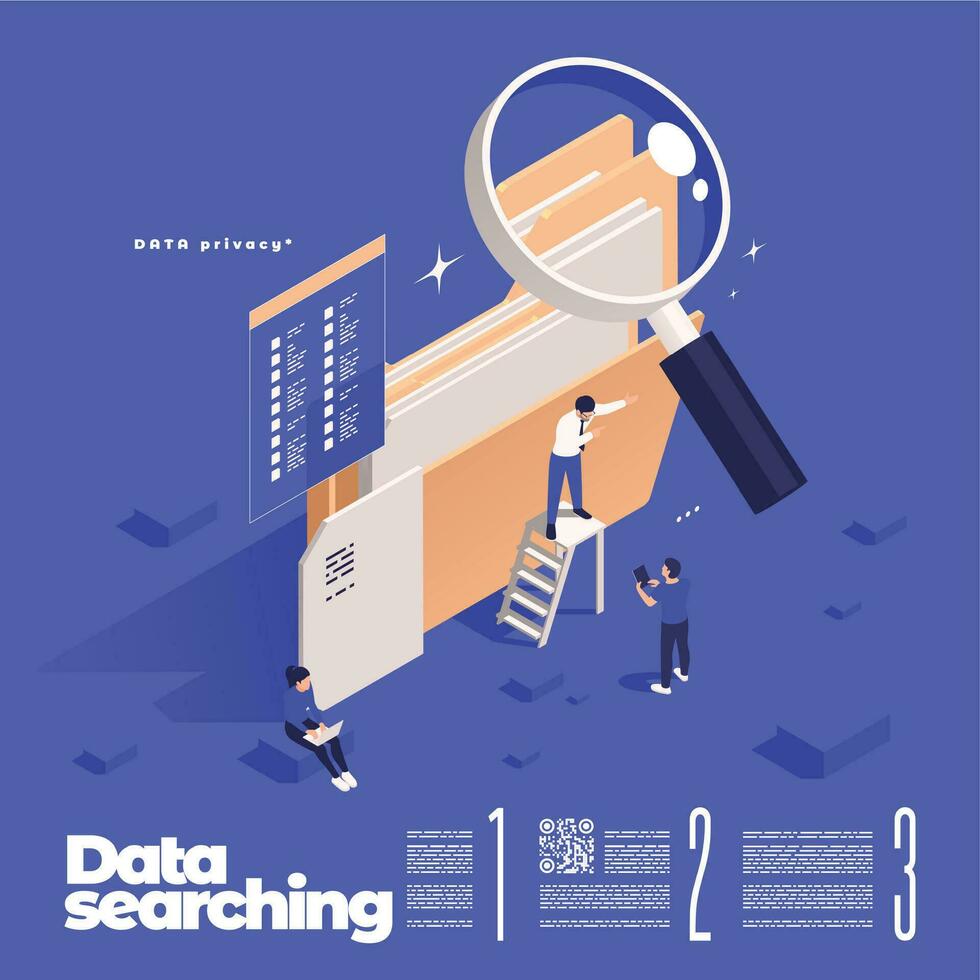 Isometric Data Searching Composition vector