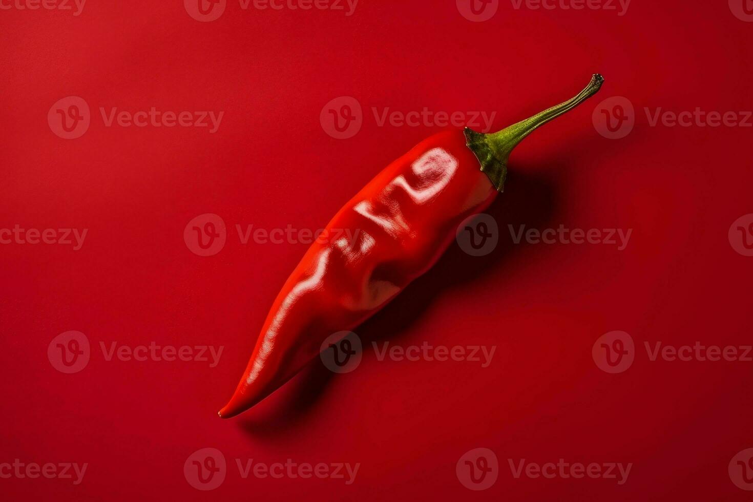 Chili red pepper background. Generate Ai photo