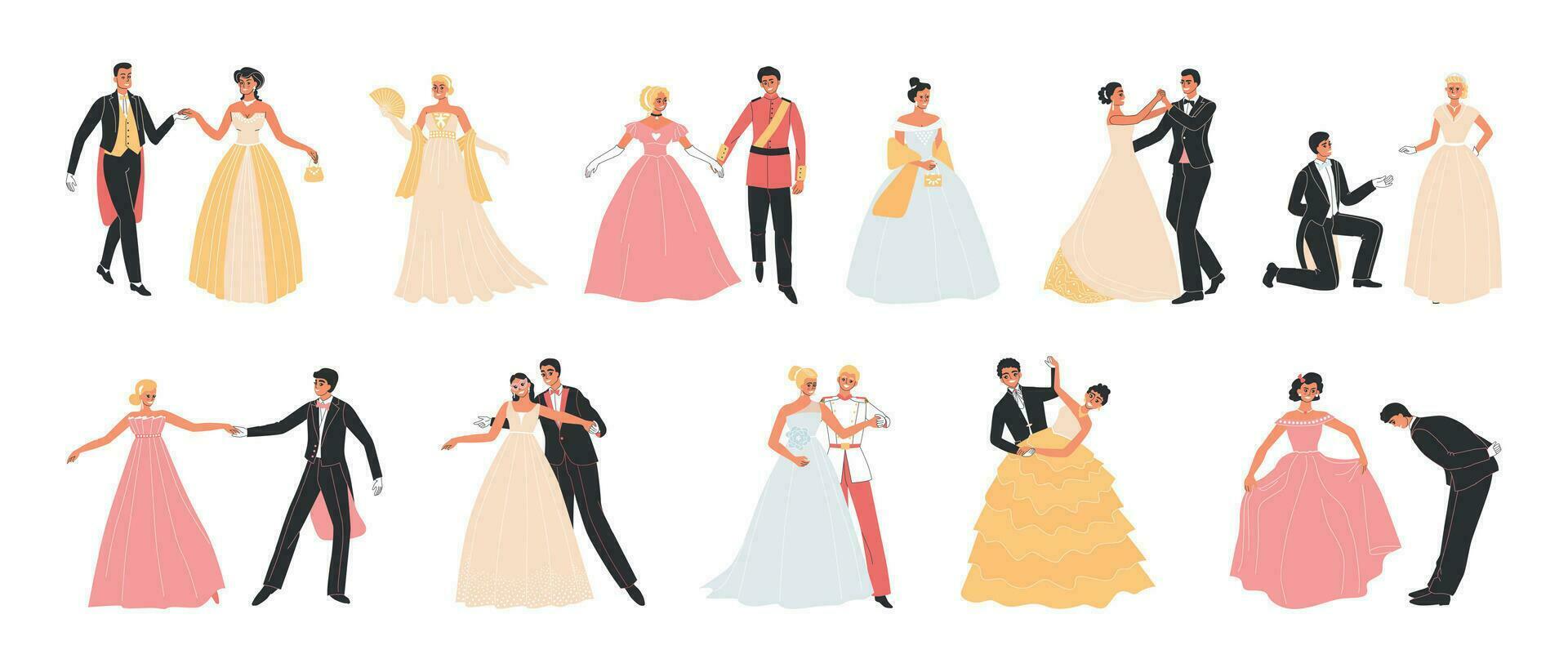 Royal Ball Set vector