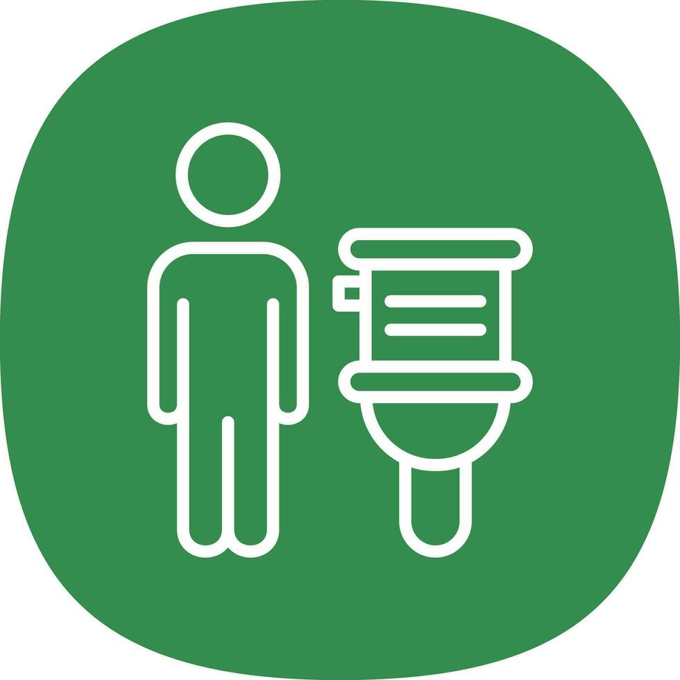 Restroom Vector Icon Design