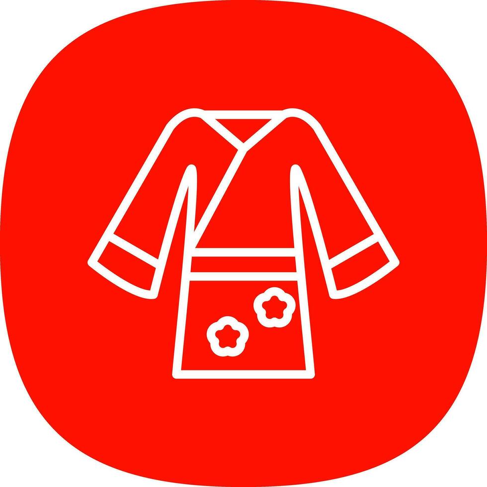 Yukata Vector Icon Design