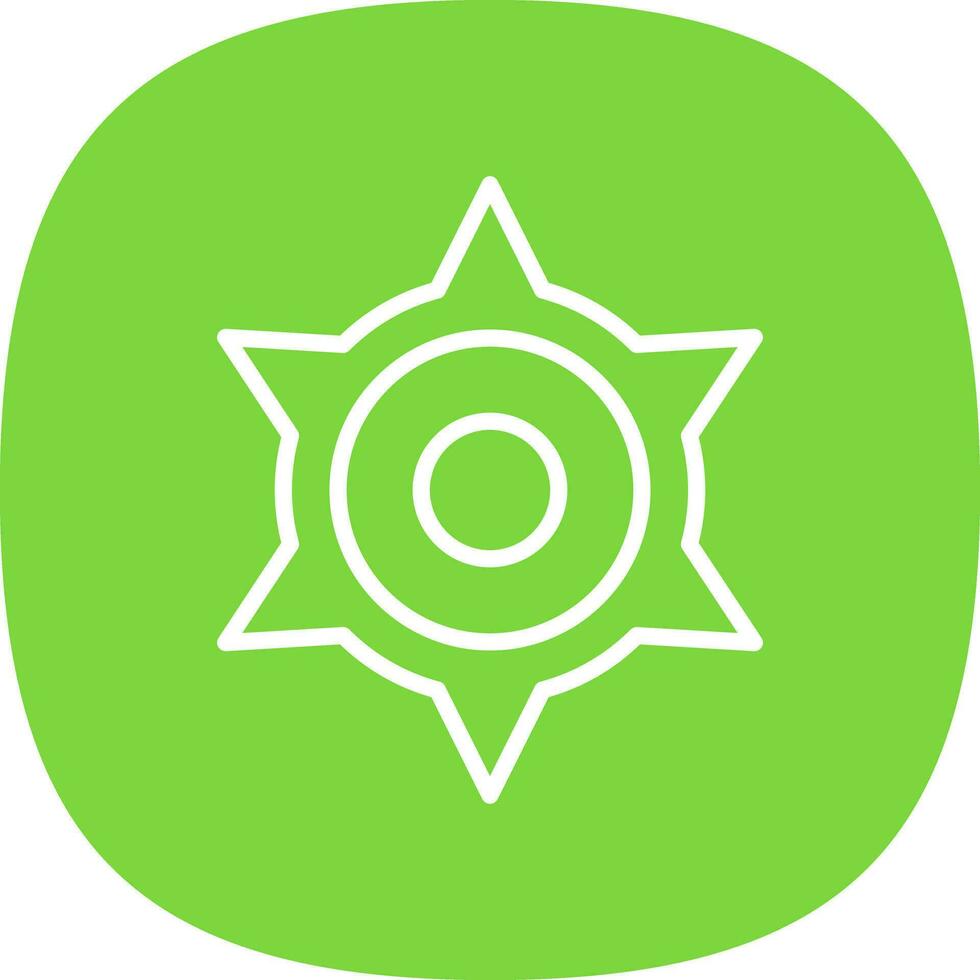 Shuriken Vector Icon Design