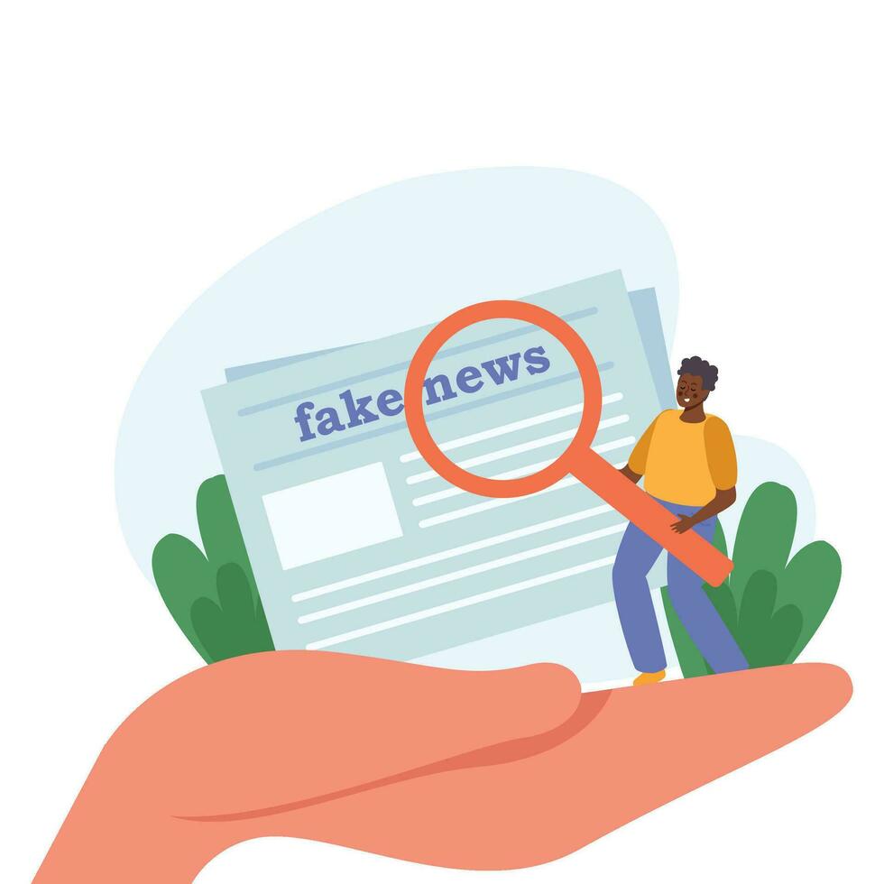 Fake News Concept vector