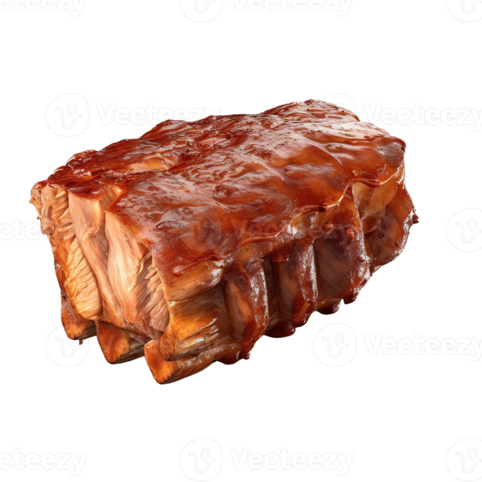 AI Generated Pulled pork grill bbq, realistic 3d steak falling in the air, rare grilled steak collection, ultra realistic, icon, falling, flying, detailed, angle view food photo png